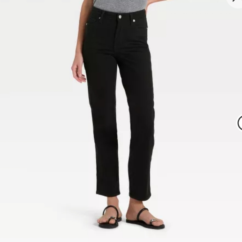 Universal Thread Highest Rise Straight Jeans Blac… - image 11
